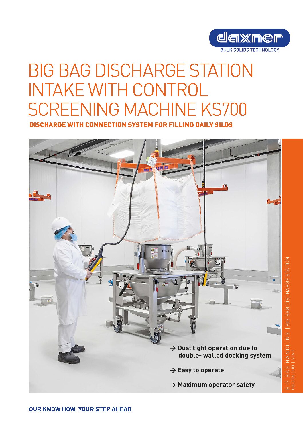 Big bag discharge systems - Dust-tight, Flexible Solutions