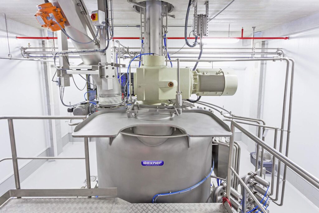 High performance vertical mixer (CIP) - DAXNER